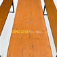 Furniture - Vintage German Oktoberfest Beer Garden Table & Bench, Wood Outdoor Set B44 by The Old Grainery