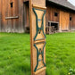 Vintage German Oktoberfest Beer Garden Table & Bench, Wood Outdoor Set B46