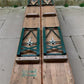 Furniture - Vintage German Oktoberfest Beer Garden Table & Bench, Wood Outdoor Set B48 by The Old Grainery