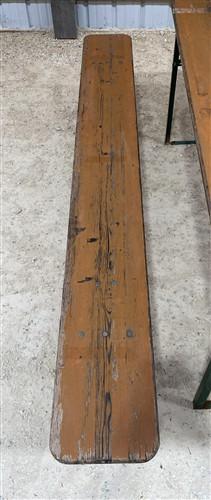 Furniture - Vintage German Oktoberfest Beer Garden Table & Bench, Wood Outdoor Set B50 by The Old Grainery