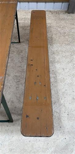 Furniture - Vintage German Oktoberfest Beer Garden Table & Bench, Wood Outdoor Set B50 by The Old Grainery