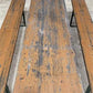 Furniture - Vintage German Oktoberfest Beer Garden Table & Bench, Wood Outdoor Set B55 by The Old Grainery