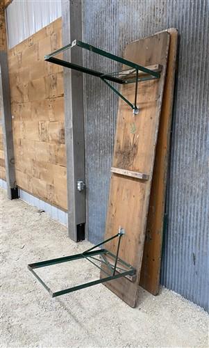 Furniture - Vintage German Oktoberfest Beer Garden Table & Bench, Wood Outdoor Set B55 by The Old Grainery