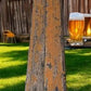 Furniture - Vintage German Oktoberfest Beer Garden Table & Bench, Wood Outdoor Set B53 by The Old Grainery