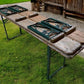 Furniture - Vintage German Oktoberfest Beer Garden Table & Bench, Wood Outdoor Set B53 by The Old Grainery