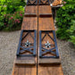 Furniture - Vintage German Oktoberfest Beer Garden Table & Bench, Wood Outdoor Set B54 by The Old Grainery