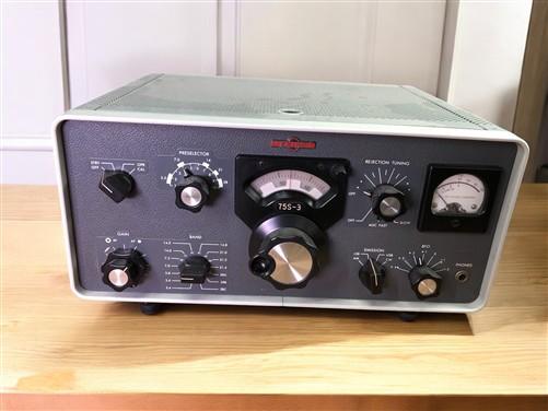 Ham Radio - Collins 75S-3 Receiver with Winged Emblem, Vintage Ham Radio Communications by The Old Grainery (75s-3, band,...
