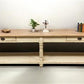 Kitchen Island - 12' Antiqued Kitchen Island with Drawers, Store Counter Display Harvest Table, A by The Old Grainery (bar...