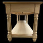 Kitchen Island - 12' Antiqued Kitchen Island with Drawers, Store Counter Display Harvest Table, A by The Old Grainery (bar...