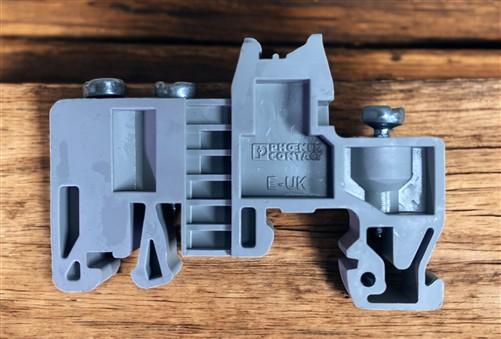 Ham Radio - Lot of 11 Phoenix Contact E-UK End Clamps for DIN Rail NS35 Terminal Mounting by The Old Grainery (clamp, clam...