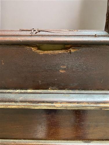 Roll Top Desk - 4'6" Walnut Roll Top Desk with Tambour Door, Wooden Office Desk, Vintage Desk by The Old Grainery (double...