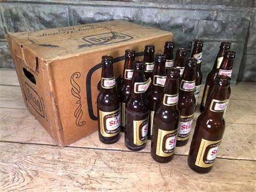 Collectible beer bottles - Stag Brown Beer Bottles, Original Box, Belleville Illinois, Beer Breweriana, by The Old Grainer...