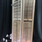 Shutter - Wooden Window Shutter, Victorian Window Louver, Architectural Salvage B49, by The Old Grainery (brown, country,...