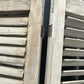 Shutter - Wooden Window Shutter, Victorian Window Louver, Architectural Salvage B49, by The Old Grainery (brown, country,...