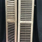 Shutter - Wooden Window Shutter, Victorian Window Louver, Architectural Salvage B49, by The Old Grainery (brown, country,...