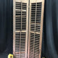 Shutter - Wooden Window Shutter, Victorian Window Louver, Architectural Salvage B48, by The Old Grainery (44 inch tall, Br...