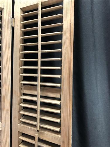 Shutter - Wooden Window Shutter, Victorian Window Louver, Architectural Salvage B48, by The Old Grainery (44 inch tall, Br...