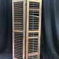 Shutter - Wooden Window Shutter, Victorian Window Louver, Architectural Salvage B48, by The Old Grainery (44 inch tall, Br...