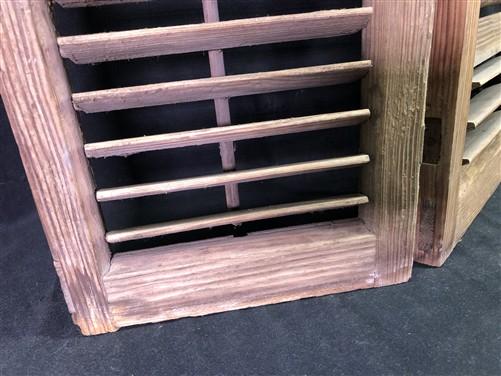 Shutter - Wooden Window Shutter, Victorian Window Louver, Architectural Salvage B48, by The Old Grainery (44 inch tall, Br...