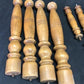 10 Wood Spindles, Architectural Salvage Fretwork, Furniture Trim, Vintage U,