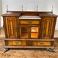 Sideboard - Marble Top Sideboard Cabinet, Vintage Cocktail Bar, Home Bar Counter Table by The Old Grainery (buffet cabinet...