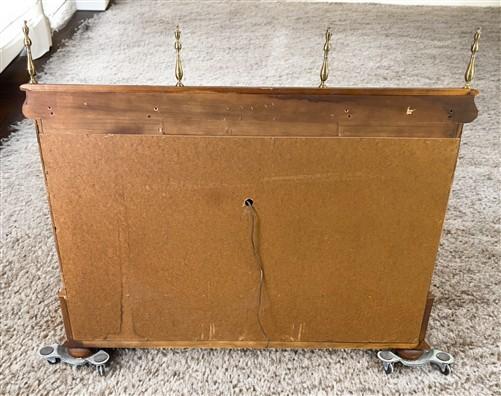 Sideboard - Marble Top Sideboard Cabinet, Vintage Cocktail Bar, Home Bar Counter Table by The Old Grainery (buffet cabinet...