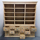 apothecary - Rustic Apothecary Cabinet, Farmhouse Bookcase, Pharmacy Display Hutch, Backbar by The Old Grainery (antique c...