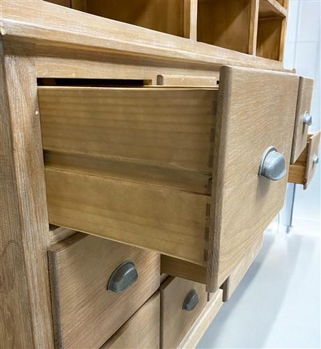 apothecary - Rustic Apothecary Cabinet, Farmhouse Bookcase, Pharmacy Display Hutch, Backbar by The Old Grainery (antique c...