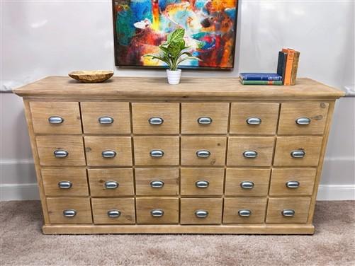 24 Drawer Apothecary Cabinet, Store Cabinet, Store Display Pharmacy Cupboard, A