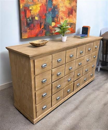 24 Drawer Apothecary Cabinet, Store Cabinet, Store Display Pharmacy Cupboard, A