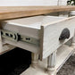 Tables - 72" White Sofa Table with Drawers, Coffee Table, End Table, Entryway, Console, A by The Old Grainery (Bi Level, c...