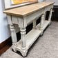 Tables - 72" White Sofa Table with Drawers, Coffee Table, End Table, Entryway, Console, A by The Old Grainery (Bi Level, c...