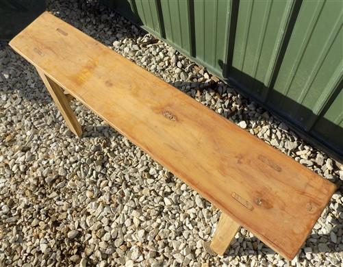 Village Natural Wood Bench, Indoor Entryway Bench, Rustic Farmhouse Decor B,