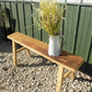 Wooden bench - Village Natural Wood Bench, Indoor Entryway Bench, Rustic Farmhouse Decor C, by The Old Grainery (Adults, B...