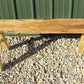 Wooden bench - Village Natural Wood Bench, Indoor Entryway Bench, Rustic Farmhouse Decor D, by The Old Grainery (19 in tal...