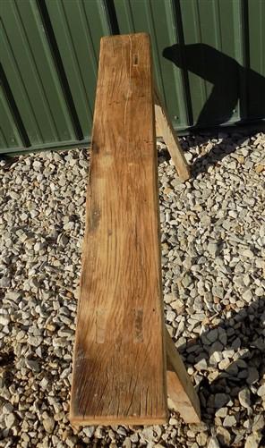 Wooden bench - Village Natural Wood Bench, Indoor Entryway Bench, Rustic Farmhouse Decor D, by The Old Grainery (19 in tal...