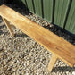 Wooden bench - Village Natural Wood Bench, Indoor Entryway Bench, Rustic Farmhouse Decor D, by The Old Grainery (19 in tal...