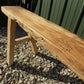 Wooden bench - Village Natural Wood Bench, Indoor Entryway Bench, Rustic Farmhouse Decor D, by The Old Grainery (19 in tal...