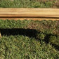 Wooden bench - Village Gingerbread Natural Wood Bench, Entryway Bench, Rustic Farmhouse G, by The Old Grainery (47 inch wi...