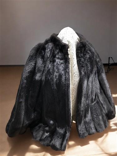 Faux fur wrap - Faux Fur Stole, Vintage Handmade Lined Capelet Wrap, Womens Formal Dress C, by The Old Grainery (Brown, ca...