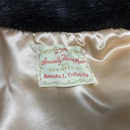 Faux fur wrap - Faux Fur Stole, Vintage Handmade Lined Capelet Wrap, Womens Formal Dress C, by The Old Grainery (Brown, ca...