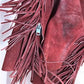 Chaps - Rich Suede Fringed Chaps, Vintage Cowboy Western Concho Rodeo Riding Chaps D, by The Old Grainery (Adult, chaps, c...
