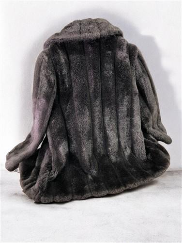 Womens clothing - Bunker Ramo Faux Fur Womens Coat, Vintage Size 42 Dark Brown Faux Fur Coat G, by The Old Grainery (belte...