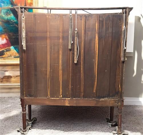Display Cabinet - 6'9" Retail Store Display Cabinet, Vintage Apothecary, Backbar, Display Case, C by The Old Grainery (ant...