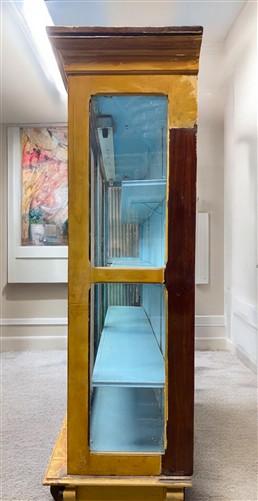 Display Cabinet - 6'9" Retail Store Display Cabinet, Vintage Apothecary, Backbar, Display Case, C by The Old Grainery (ant...