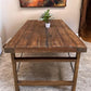 table - Wood Folding Table (72x36) Reclaimed Wood Dining, Kitchen Island A139 by The Old Grainery (dining table, farm tabl...