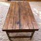 table - Wood Folding Table (72x36) Reclaimed Wood Dining, Kitchen Island A139 by The Old Grainery (dining table, farm tabl...