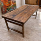 table - Wood Folding Table (72x36) Reclaimed Wood Dining, Kitchen Island A139 by The Old Grainery (dining table, farm tabl...