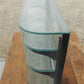 Columbus Show Case Curved Glass Countertop, Vintage Bakery Jewelry Display