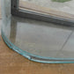 Columbus Show Case Curved Glass Countertop, Vintage Bakery Jewelry Display